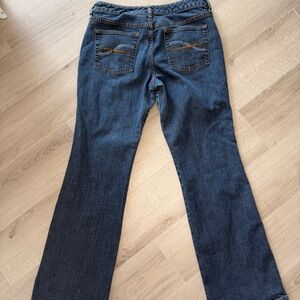 The Limited Cassidy Bootcut Jeans Rhinestone Pockets Sz 10